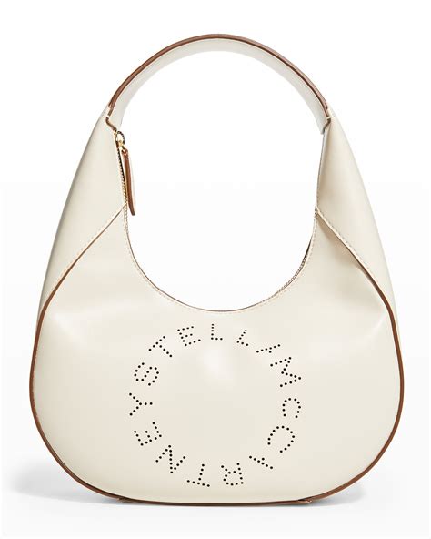 burberry white leather moon hobo bag